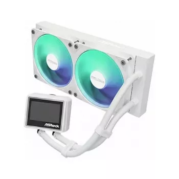 Dissipatore CPU ASROCK Challenger White 240 Digital — dissipatore liquido AIO da 240 mm, bianco