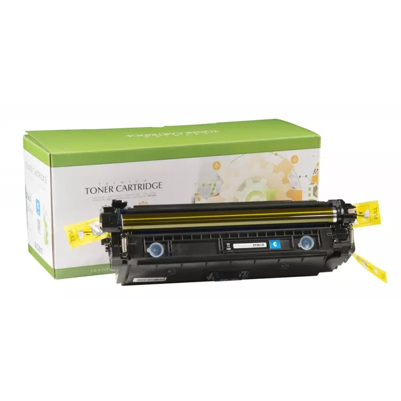 Static-Control compatibile Hewlett-Packard 508X CF361X/CRG040H ciano, 9500 pagine