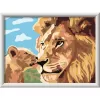 CreArt - Leone con cucciolo, colorare