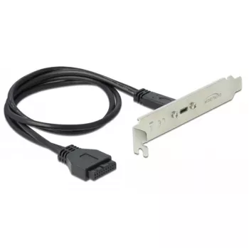 Staffa per slot DeLOCK 89937 con 1 x connettore USB Type-C