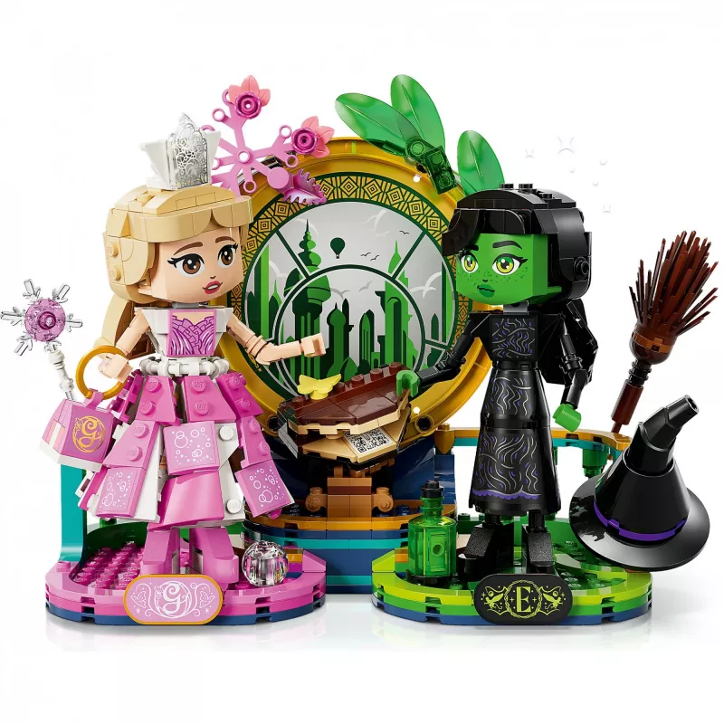 LEGO Wicked Figure Elphaba e Glinda 75682 – set di minifigure da collezione