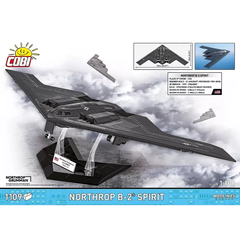 Kit di montaggio Cobi Northrop Grumman B-2 SPIRIT