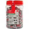 Tassello fischer DUOPOWER 10x50 BigBox grigio chiaro/rosso 210 pezzi richiudibile (570550)