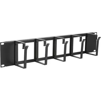Pannello di gestione cavi LOGON RAO115BL nero alluminio 19 pollici