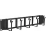 Pannello di gestione cavi LOGON RAO115BL nero alluminio 19 pollici