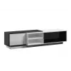 Mobile TV Cama SIGMA1 180 bianco/nero lucido
