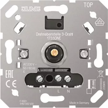 JUNG 1733 DNE deviatore rotativo 3 fili 1733DNE