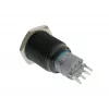 Lamptron LAMP-SW1616L-H pulsante / interruttore antivandalo, 16 mm, Blackline, arancione