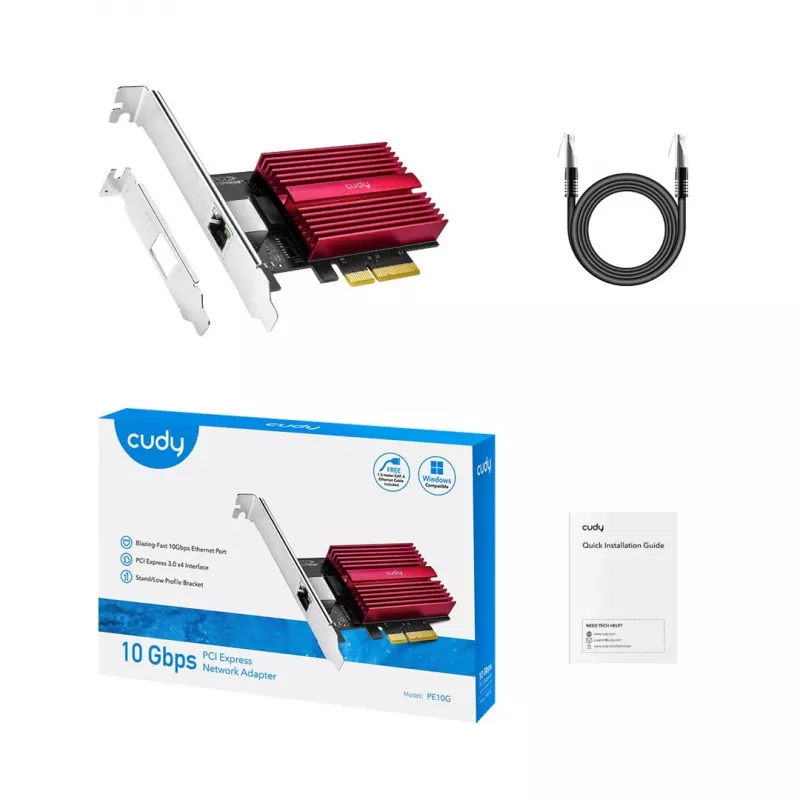 INTG Cudy adattatore PCI Express 10G (Marvell AQC113)