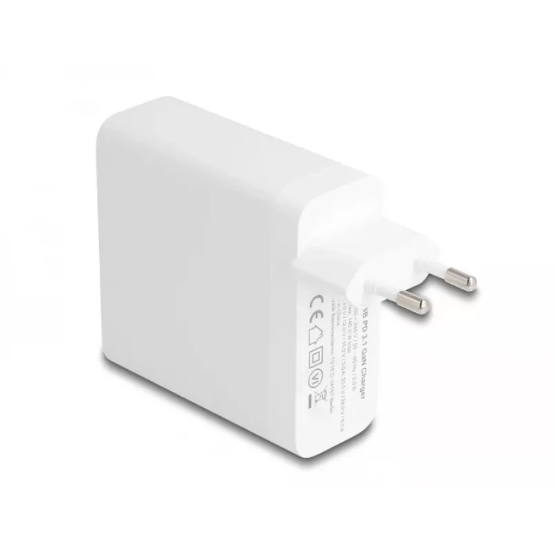 Caricabatterie DeLOCK USB GaN 140W PD 3.1 per interni AC universale