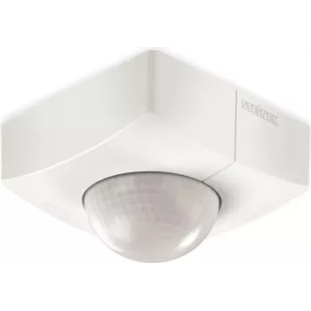 Sensore PIR da soffitto Steinel IS 3360 COM1 — con filo, AC 220–240 V, 2000 W, bianco, 95×95×65 mm