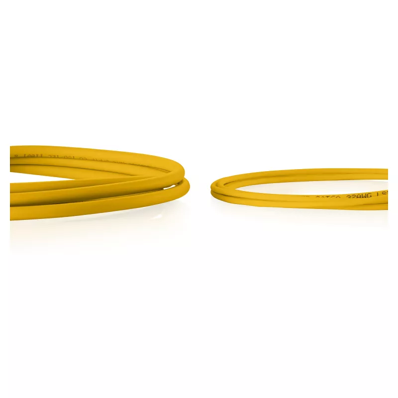 Cavo patch DIGITUS CAT6 U-UTP slim, 3 m, giallo — confezione da 10