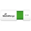MediaRange - Unità flash USB - 32 GB - USB 2.0 - Bianco, Verde (MR973)
