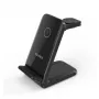 Choetech T608-FB stazione di ricarica wireless 3 in 1, 15 W, nero