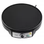 Adler AD 3093 Macchina per crêpe elettrica 2 in 1 a doppia faccia, 1600 W, Nero