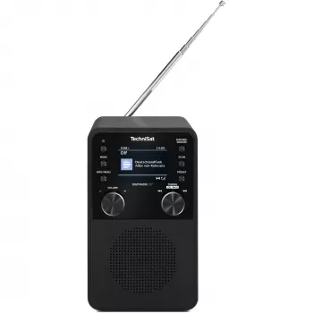 Radio digitale TECHNISAT DigitRadio 317 — nero, ricezione FM e DAB+