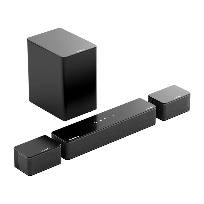 Soundbar Ultimea U2520 5.1 canali con subwoofer wireless, Dolby Atmos, controllo tramite APP, nero