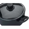 Pentola BALLARINI 75002-920-0 rotonda nera in alluminio 20 cm