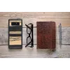 Custodia per smartphone man and wood per Samsung Galaxy Note 8 — ebano bianco finitura nera