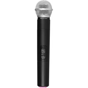 Microfono palmare wireless Omnitronic UHF-E Serie 523,1 MHz, trasmettitore palmare