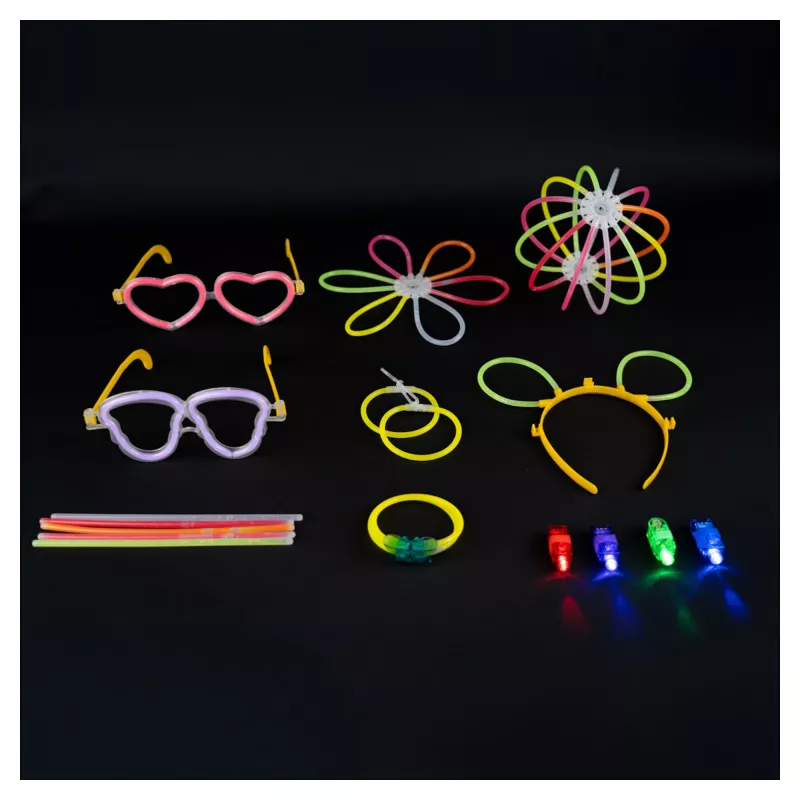 RealPower 495549 Glow Sticks Big Party Box, 488 pz.