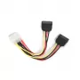 Cavo SATA Gembird CC-SATA-PSY-0.3M multicolore