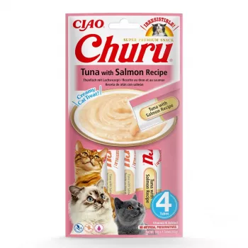 INABA Churu tonno con salmone - snack per gatti - 4x14 g