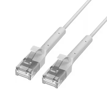 Cavo patch LAN Extralink Cat.6 U/FTP 5m 1 Gbit/s bianco, cavo di rete in rame con connettore flessibile