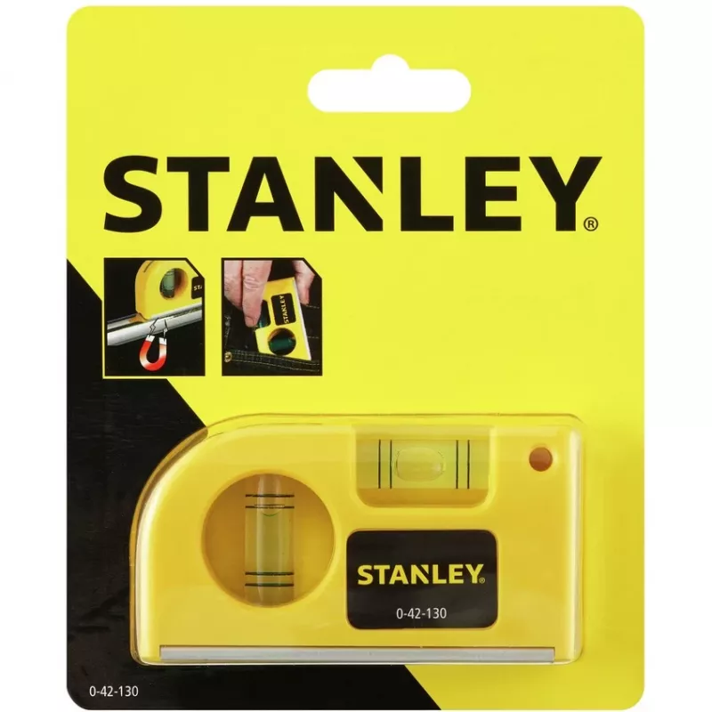 Stanley by Black & Decker 0-42-130 livella a bolla tascabile 8,7 cm 2 mm/m