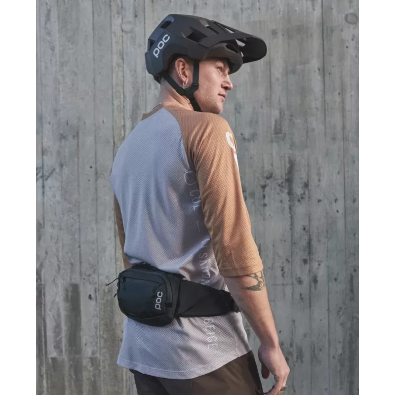 Marsupio POC Lamina Hip Pack, 2 L, nero (Uranium nero), unisex