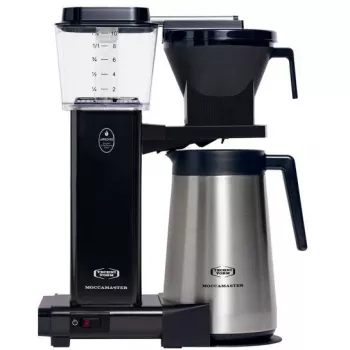 Caffettiera a filtro MOCCAMASTER KBGT 741 — 1,25 l (10 tazze), 1520 W, acciaio, serbatoio acqua estraibile
