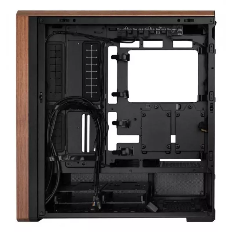 Case PC Lian Li Lancool LAN217X Midi Tower nero, legno