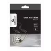 Cavo dati USB Gembird USB A a USB C 1 m, USB 3.2 Gen 1, bianco