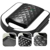 Tostiera sandwich maker Maestro MR-709 3in1 750W – pressa per sandwich, piastre grill e waffle, bianco