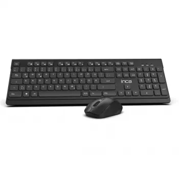 Inca IWS-519 tastiera mouse inclusi Office RF wireless QWERTY turco nero