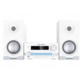Microsistema audio home BLAUPUNKT MS16BT 15 W, CD/USB/MP3, Bluetooth, FM RDS, bianco