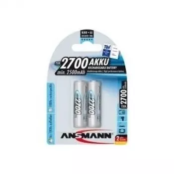 Batteria AA Ansmann blister 2 x accu 2700mAh