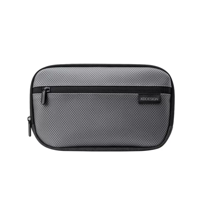 Beauty case XDDESIGN First-Class All-in-One Travel Organiser P706.3401, nero, cerniera, pochette deluxe