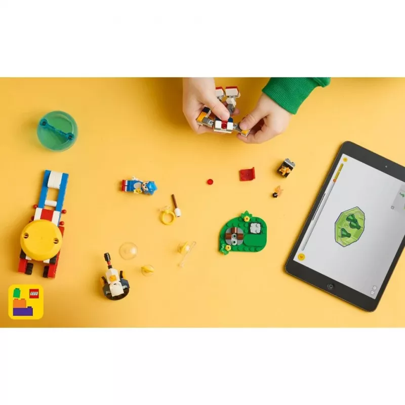 Giocattolo da costruzione LEGO Sonic the Hedgehog 77001 Campfire Showdown set di gioco, 177 pezzi, 1 minifigure, età 7+