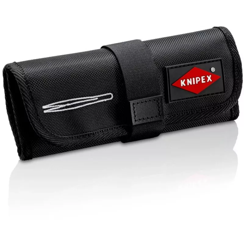 Pinzette Knipex 92 00 02 acciaio inox a punta curva dritta