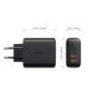 Caricabatterie AUKEY PA-D2 per dispositivi mobili 36W nero per interni