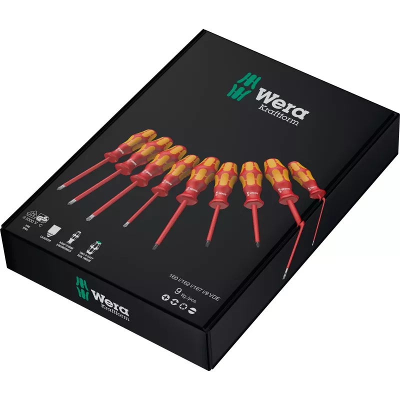 Set cacciaviti di precisione Wera 160 i/162 i/167 i/9