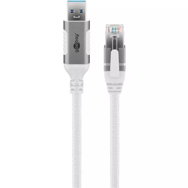 Goobay 74161 - Cavo adattatore di rete USB 3.0 Type-A Gigabit Ethernet 5 m - scheda di rete - 1.000 Mbit/s (74161)