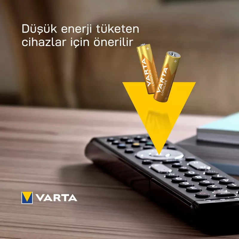 Varta Longlife Extra - batteria 4 x tipo AA alcalina (04106101414)