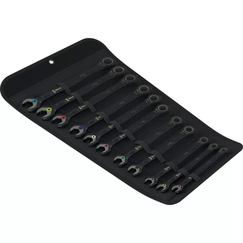 Wera 6000 Joker Black Edition set di chiavi combinate a cricchetto, 11 pz.