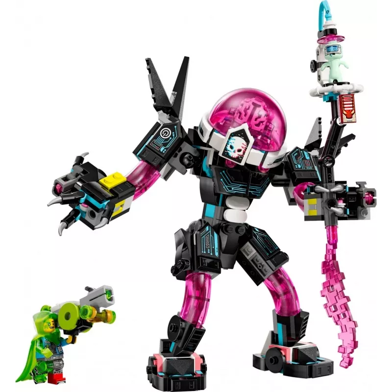 Giocattolo da costruzione LEGO 71495 Mateo vs. Cyberbrain Mech – set di gioco con minifigure e mech da costruire
