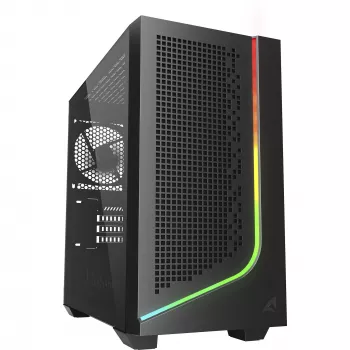 Case PC Sharkoon J1000 ARGB mATX — case mid-tower micro-ATX con illuminazione ARGB