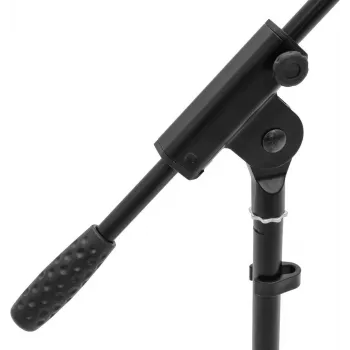 Asta microfonica Omnitronic AP-1 nera, regolabile in altezza, base pieghevole, 60005852