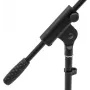 Asta microfonica Omnitronic AP-1 nera, regolabile in altezza, base pieghevole, 60005852