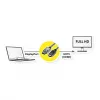 Adattatore cavo video ROLINE in materiale riciclato 3 m DisplayPort HDMI nero 11.45.5782
